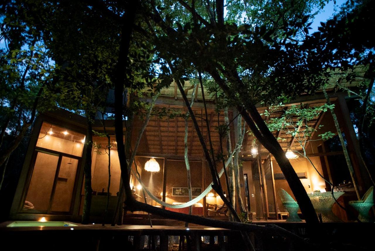 טולום Ojo De Arbol, Boutique Cabin In The Real Jungle מראה חיצוני תמונה