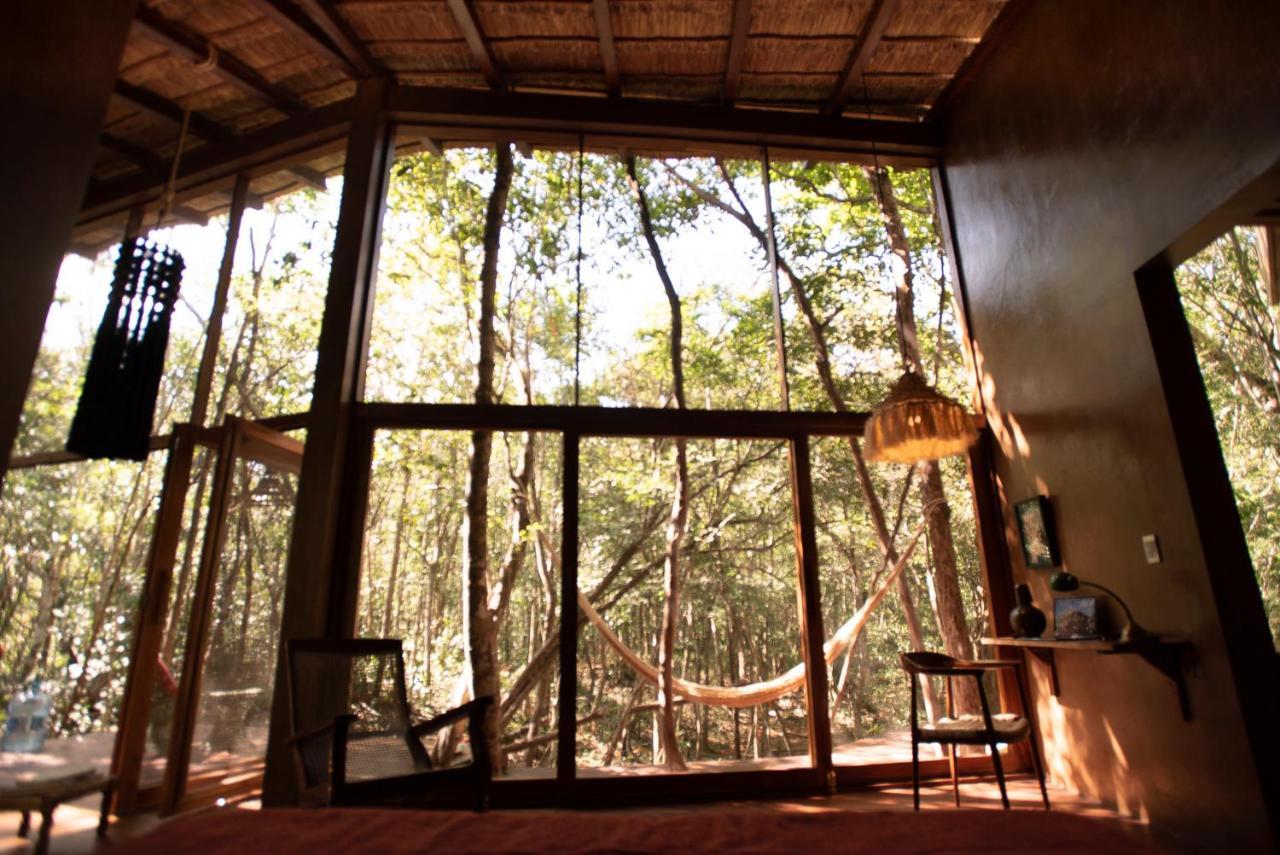 טולום Ojo De Arbol, Boutique Cabin In The Real Jungle מראה חיצוני תמונה