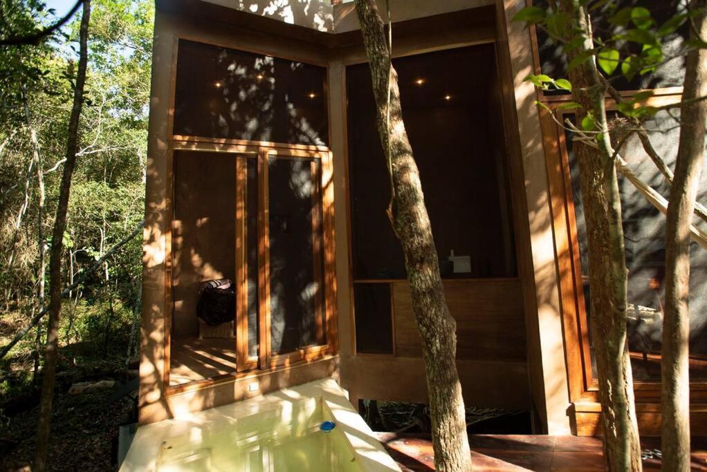 טולום Ojo De Arbol, Boutique Cabin In The Real Jungle מראה חיצוני תמונה