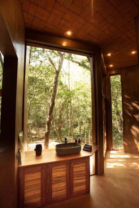 טולום Ojo De Arbol, Boutique Cabin In The Real Jungle מראה חיצוני תמונה