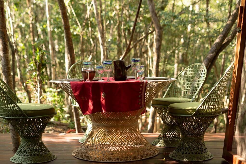 טולום Ojo De Arbol, Boutique Cabin In The Real Jungle מראה חיצוני תמונה